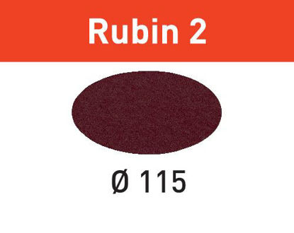 Picture of Abrasive sheet Rubin 2 STF D115 P60 RU2/50